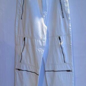 NWOT Etica Denim Jeans High-‎ waisted Cargo Pants Women Size 29 junior teen